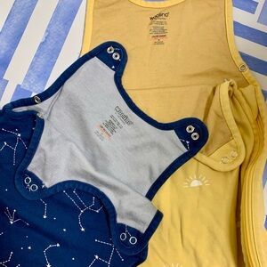 Two Woolino 4 Season® Ultimate Baby & Toddler Sleep Sacks